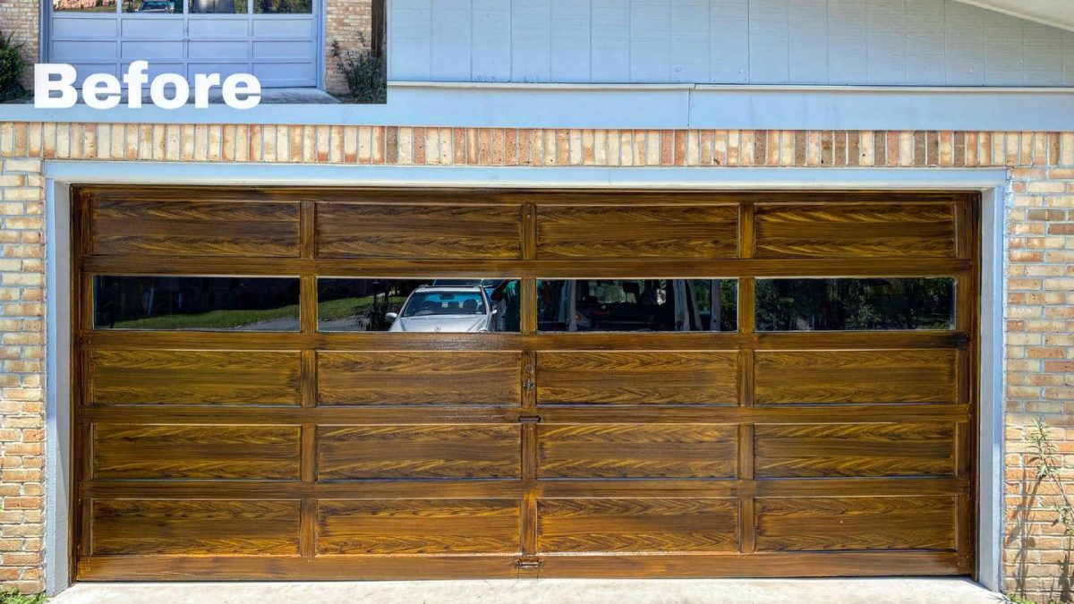 Faux Wood Garage Doors